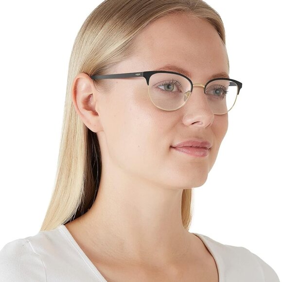 🕶️ New Vogue VO4088 5082 Eyeglasses - Blue/Silver Frame 50mm - Picture 2 of 12